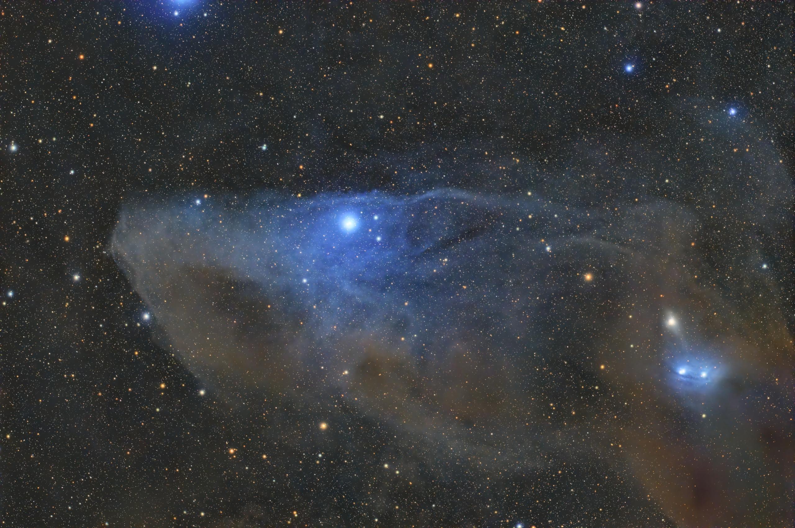 Blue Horsehead Nebula