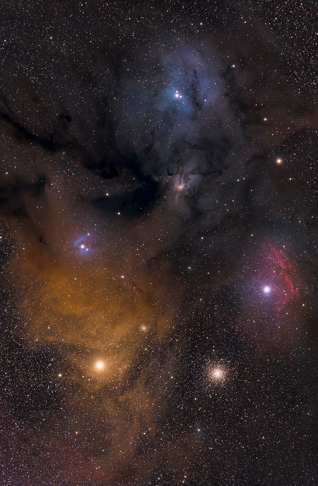 Rho Ophiuchi area