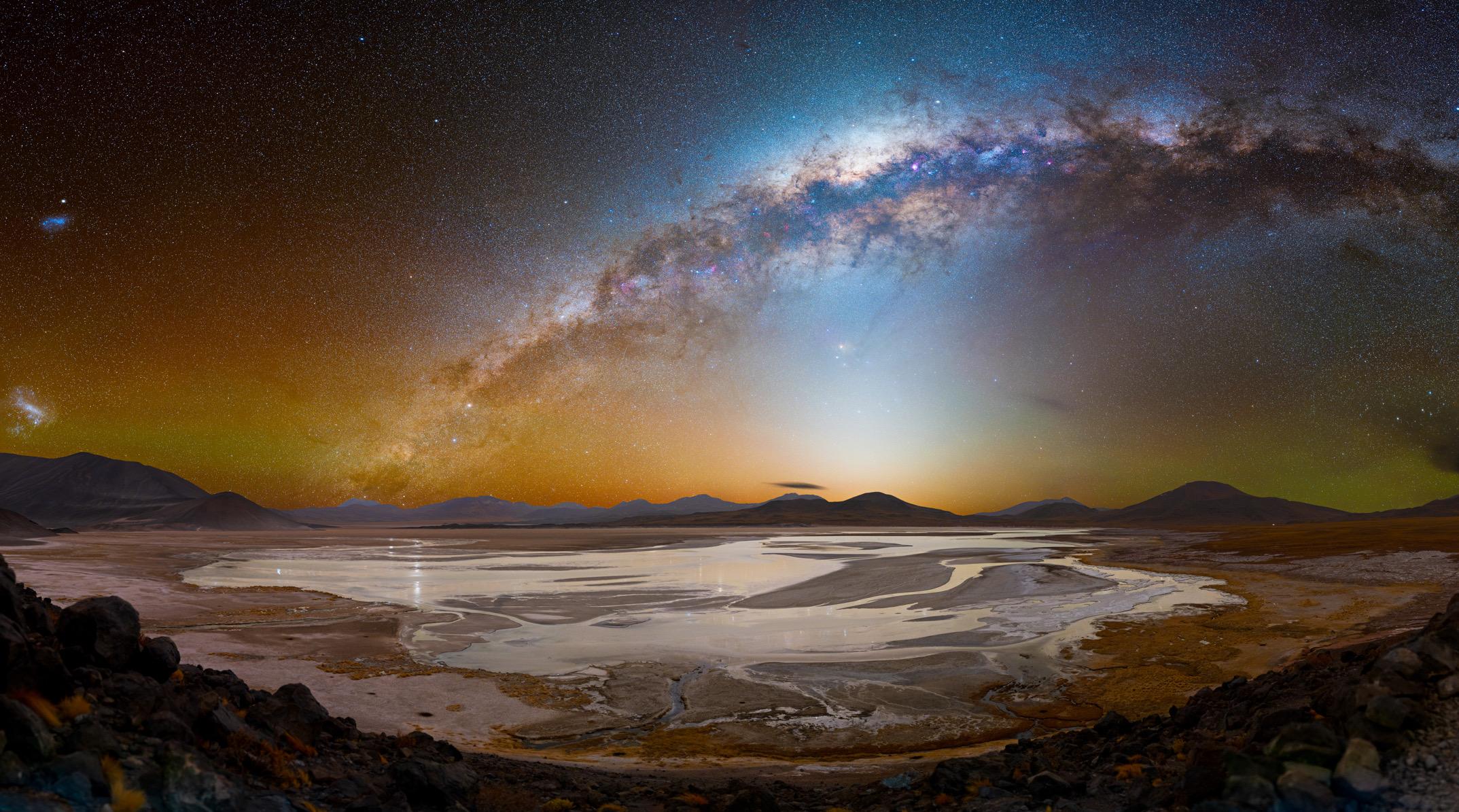 Milk Way in Piedras Rojas, Atacama