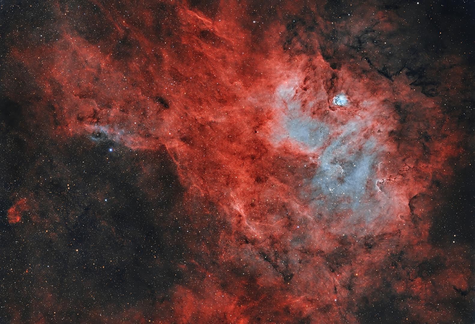 NGC6604 and SH2-54 HOO