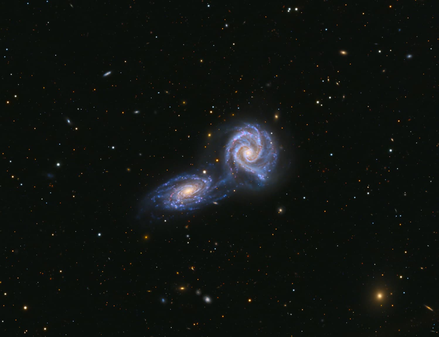 Galatic Dance: The interacting pair of ARP 271