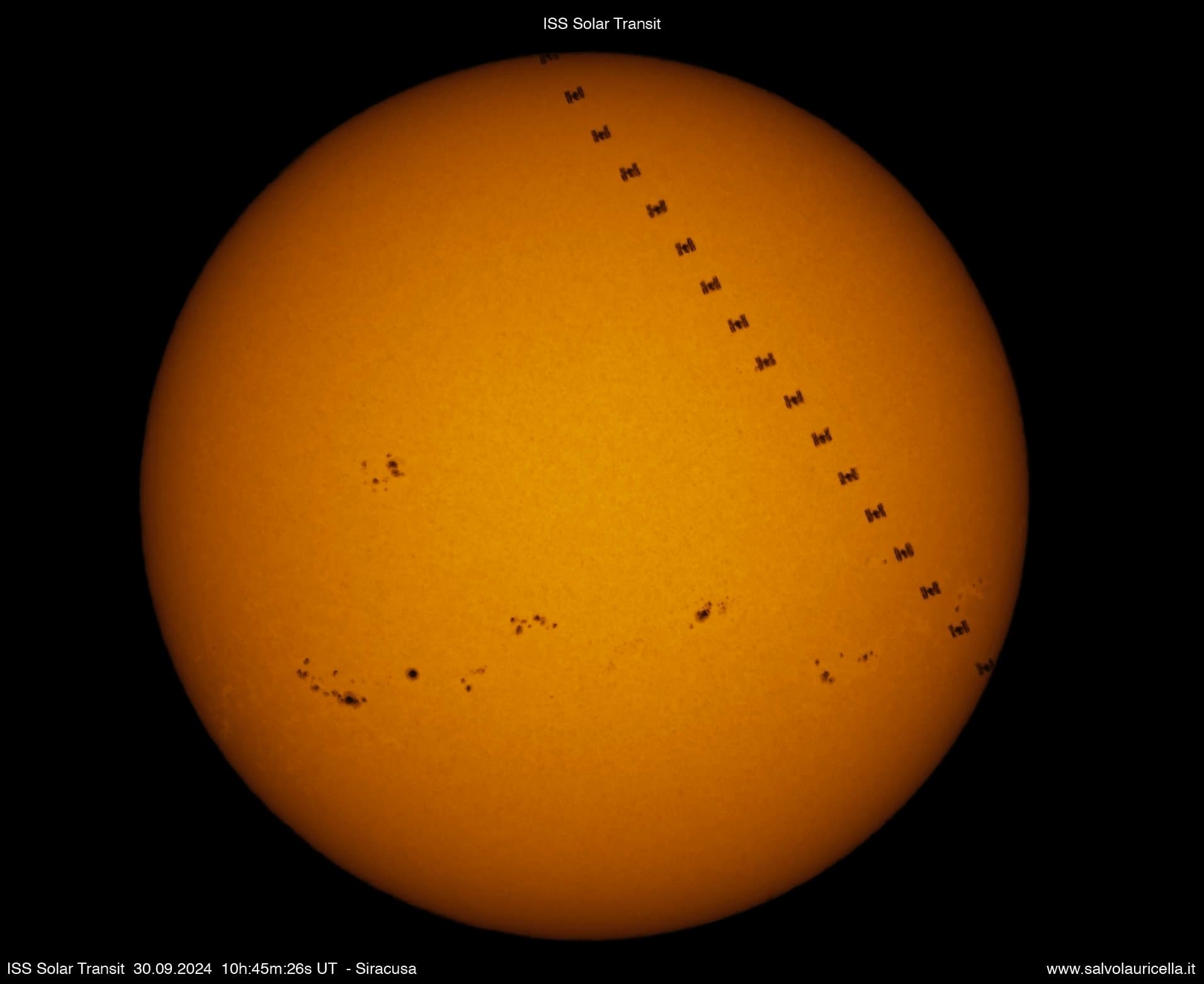 ISS Solar Transit