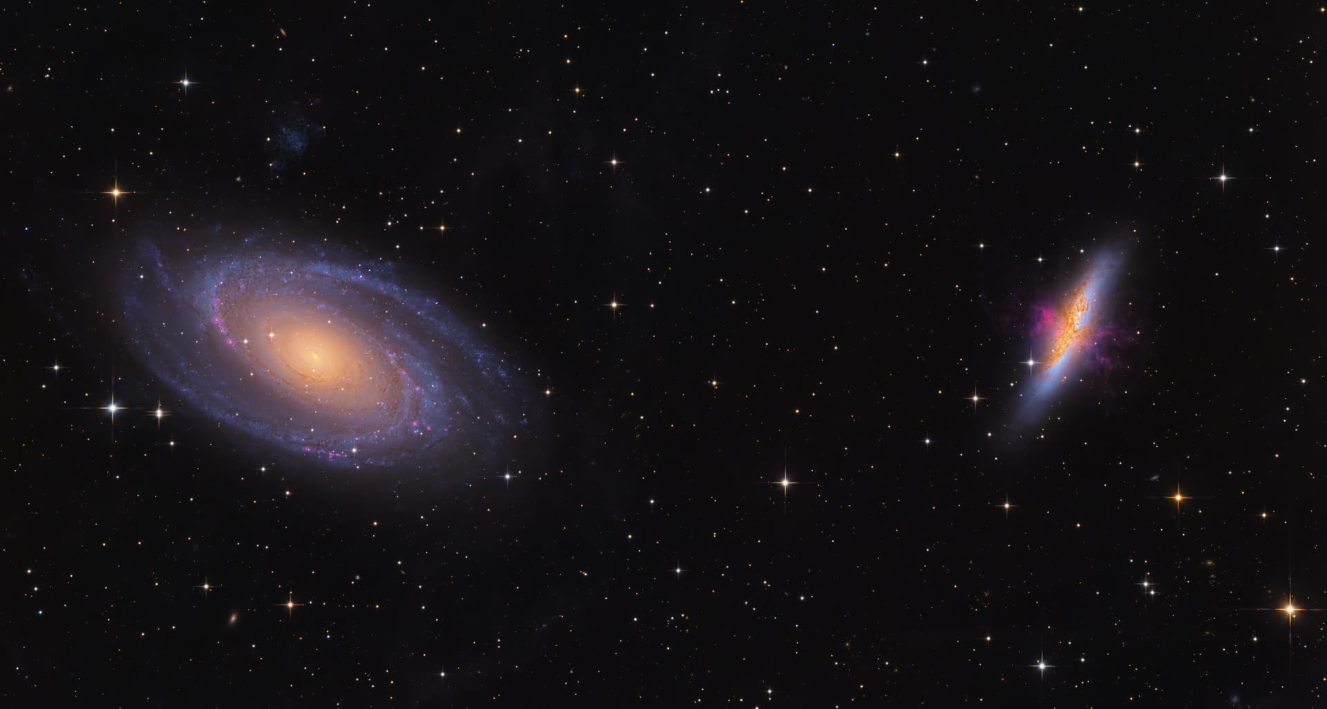 M81 & M82 BROADBAND ONLY WITH A 300/1200