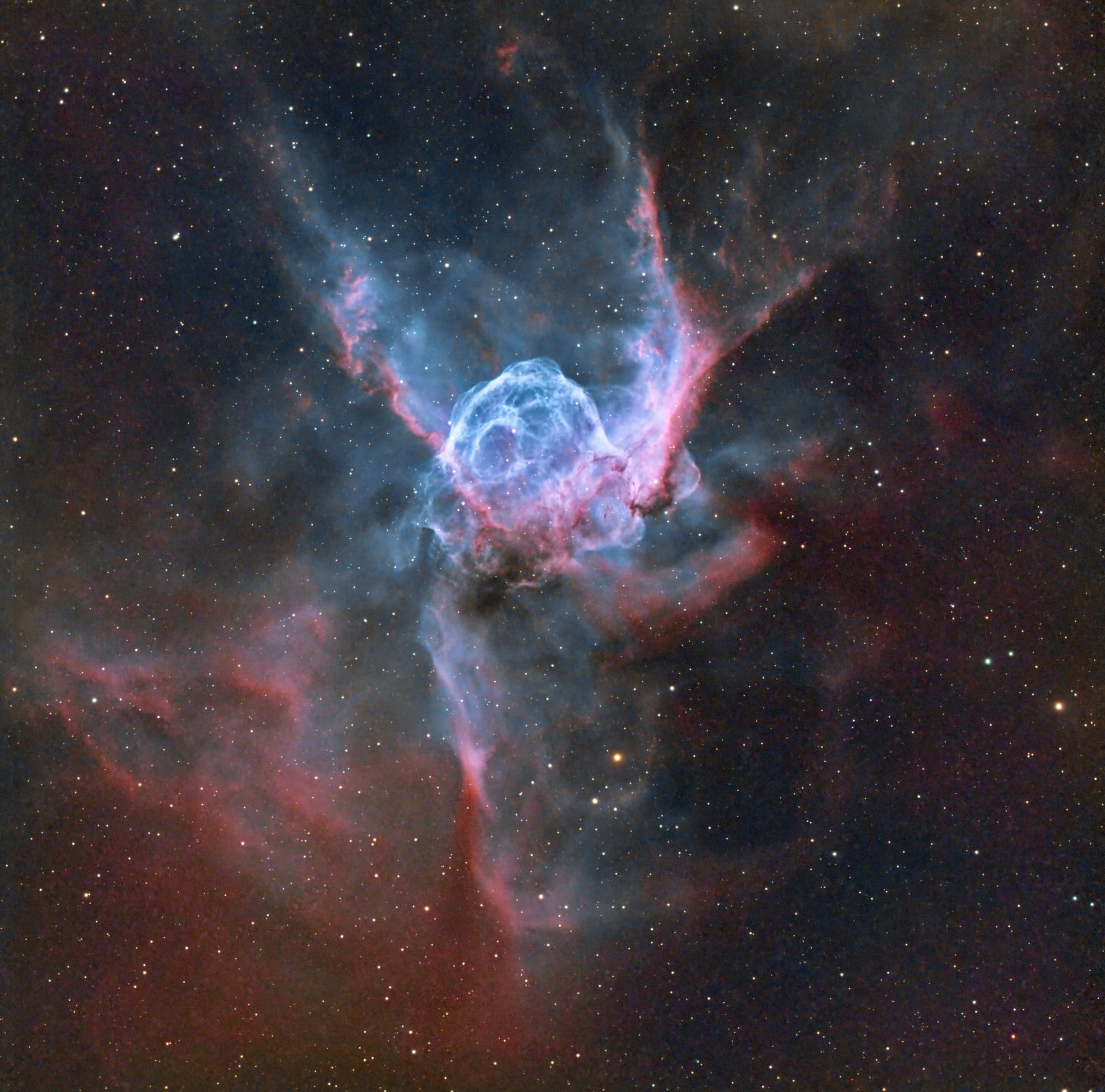 The Thor's Helmet Nebula