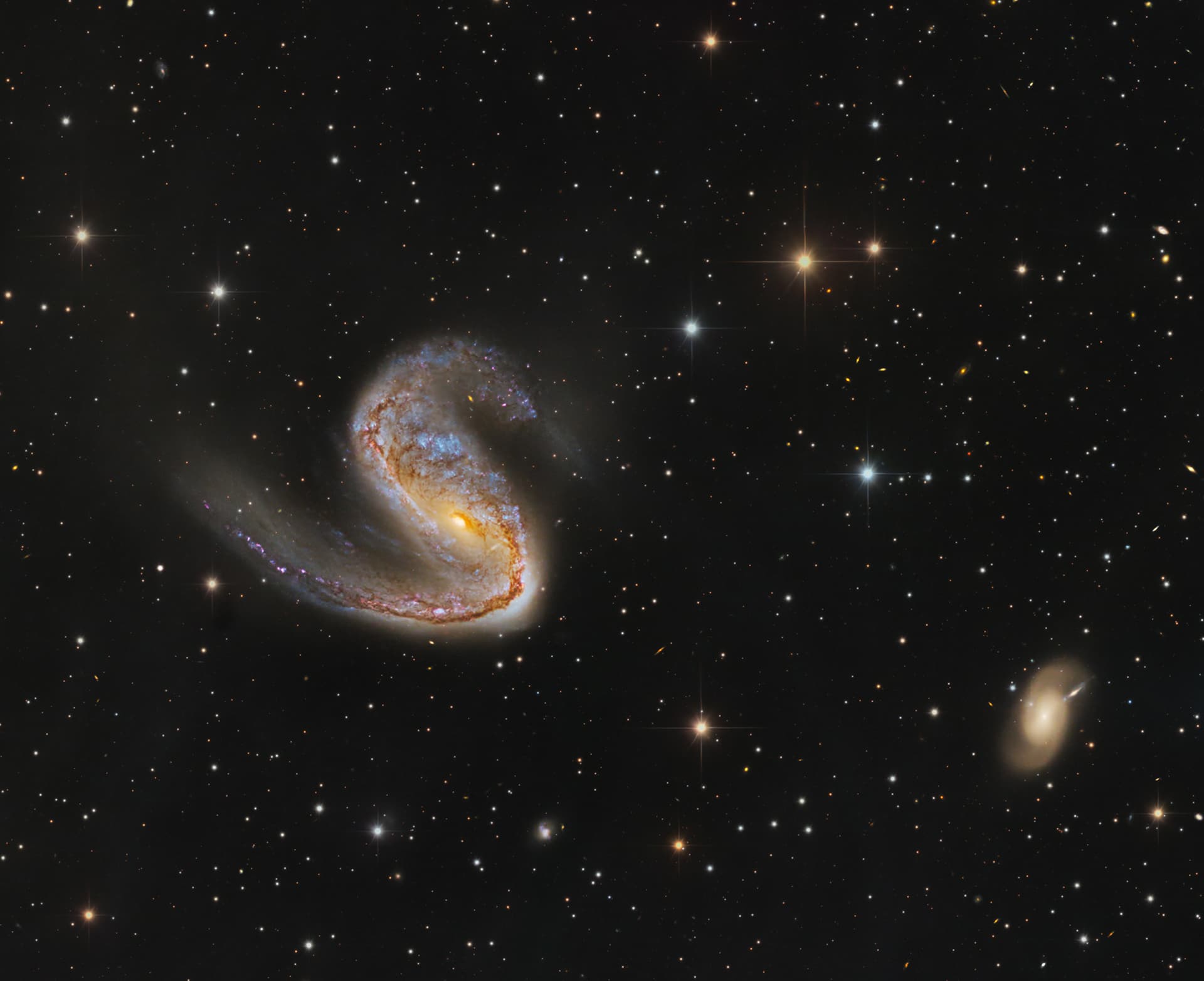 NGC 2442 - The Snake and the Mouse